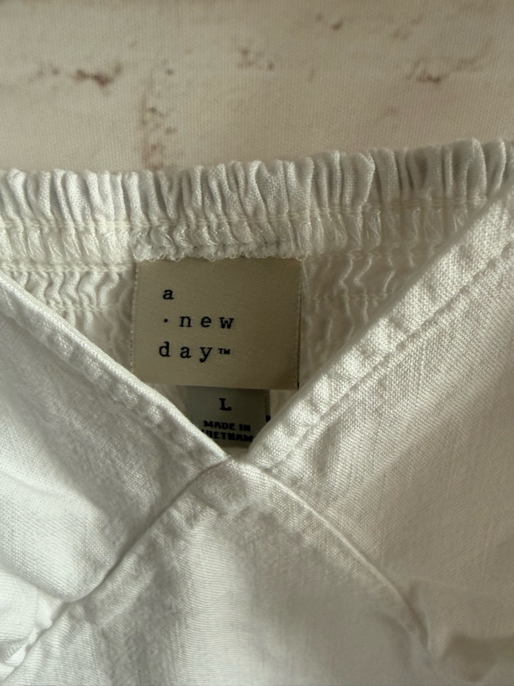 a new day White Ruffle Strap Cotton Bralette Tank - Picture 5 of 5